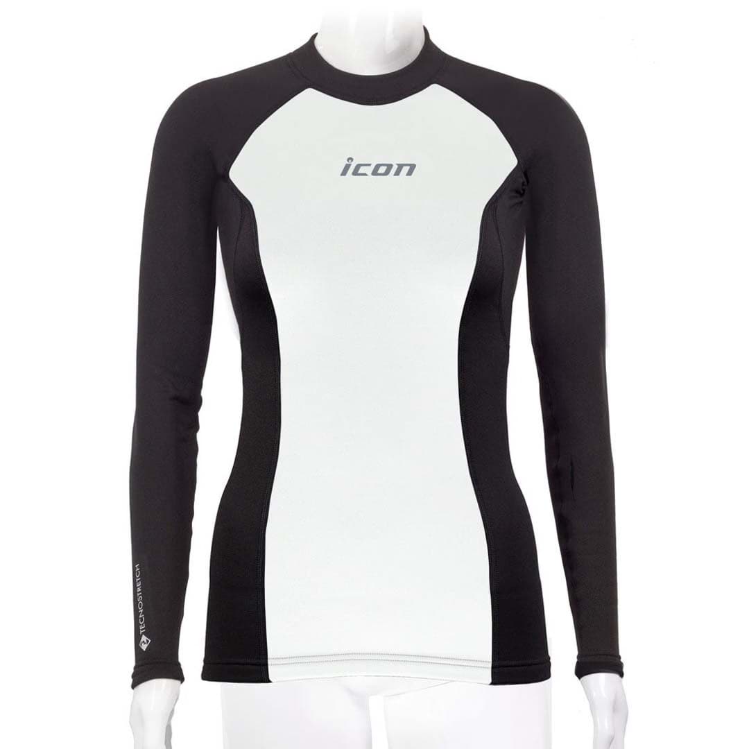 Tecnostretch™ Long Sleeve Performance Paddlesport Base Layer black/white - Women